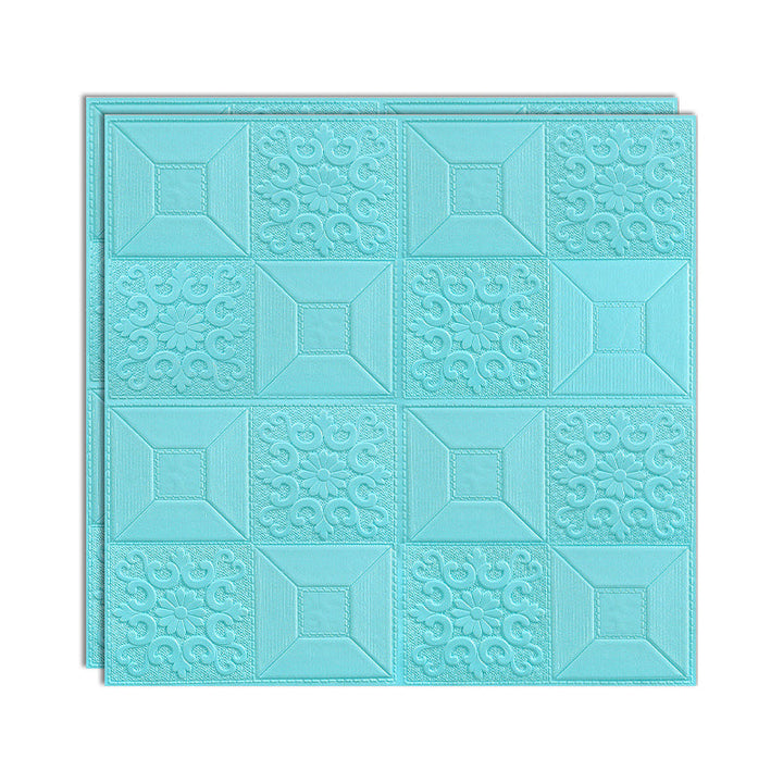 Lisslune | Modern Wall Panel Peel and Stick Texture Effect Design Square Wall Panel