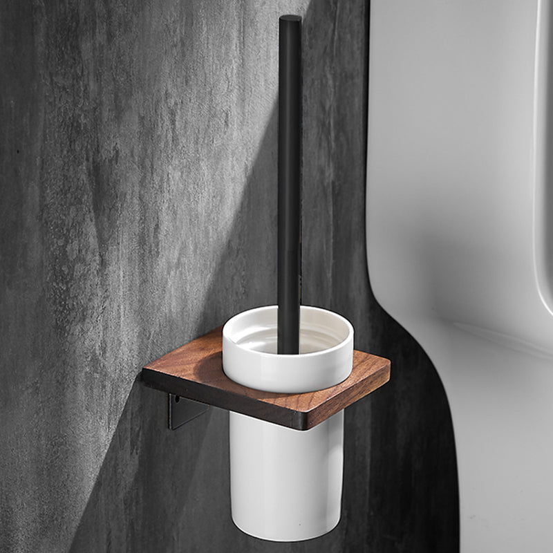 Lisslune | Modern black bathroom set bathroom shelf towel bar bathroom accessories set