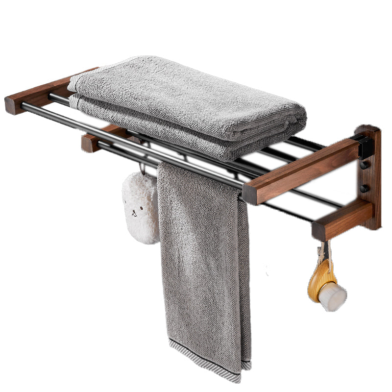 Lisslune | Modern black bathroom set bathroom shelf towel bar bathroom accessories set