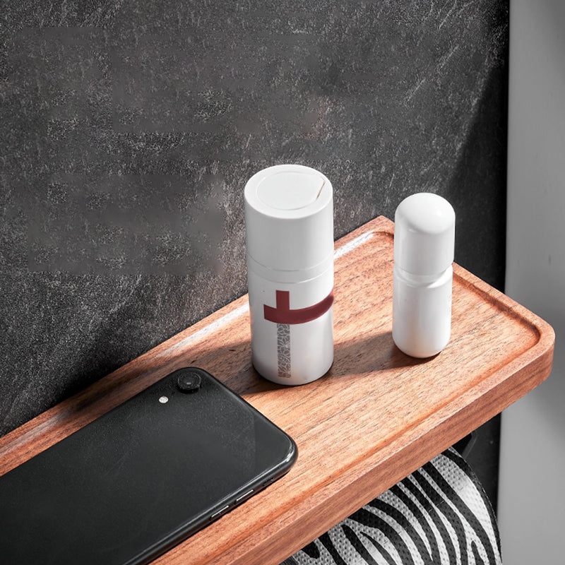 Lisslune | Modern black bathroom set bathroom shelf towel bar bathroom accessories set