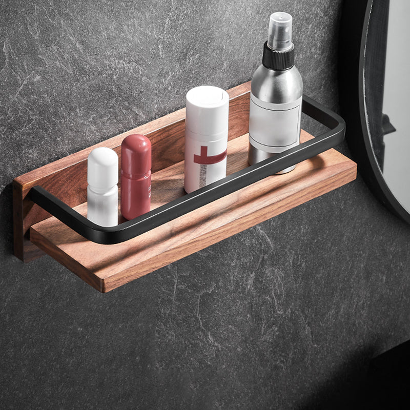 Lisslune | Modern black bathroom set bathroom shelf towel bar bathroom accessories set