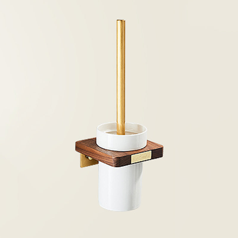Lisslune | Modern Gold Bathroom Accessory Set Bathroom Shelf Paper Holder Bathroom Accessory Set