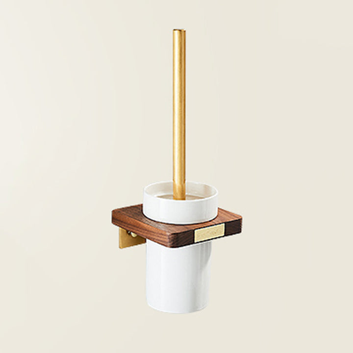 Lisslune | Modern Gold Bathroom Accessory Set Bathroom Shelf Paper Holder Bathroom Accessory Set