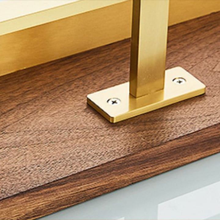 Lisslune | Modern Gold Bathroom Accessory Set Bathroom Shelf Paper Holder Bathroom Accessory Set