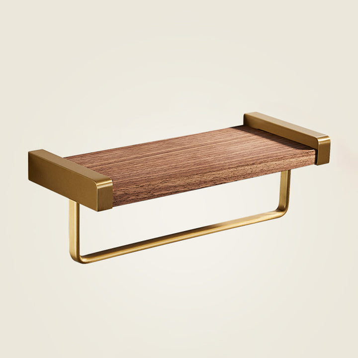 Lisslune | Modern Gold Bathroom Accessory Set Bathroom Shelf Paper Holder Bathroom Accessory Set