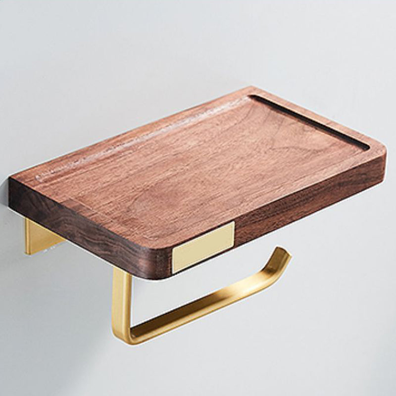 Lisslune | Modern Gold Bathroom Accessory Set Bathroom Shelf Paper Holder Bathroom Accessory Set