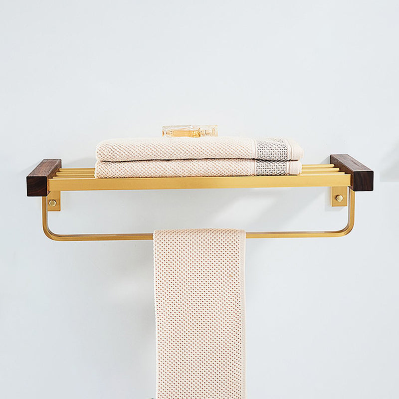 Lisslune | Modern Gold Bathroom Accessory Set Bathroom Shelf Paper Holder Bathroom Accessory Set