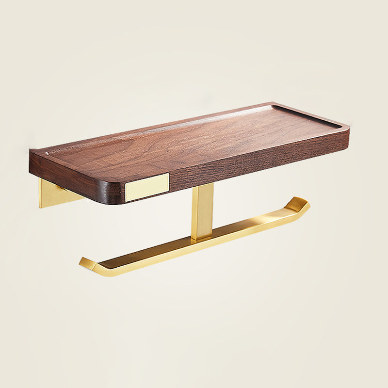 Lisslune | Modern Gold Bathroom Accessory Set Bathroom Shelf Paper Holder Bathroom Accessory Set