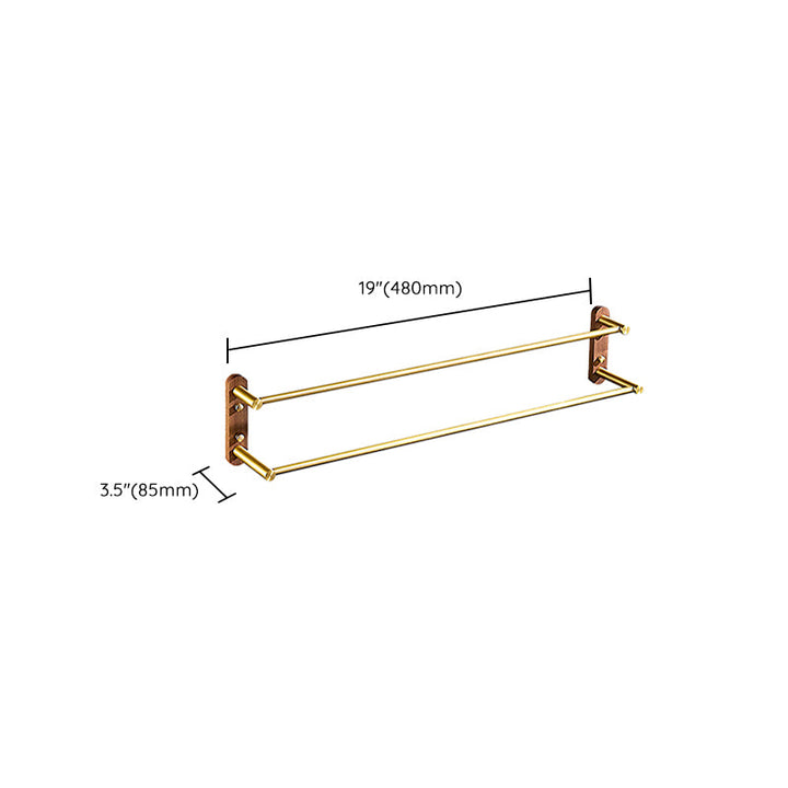 Lisslune | Modern Gold Bathroom Accessory Set Bathroom Shelf Paper Holder Bathroom Accessory Set