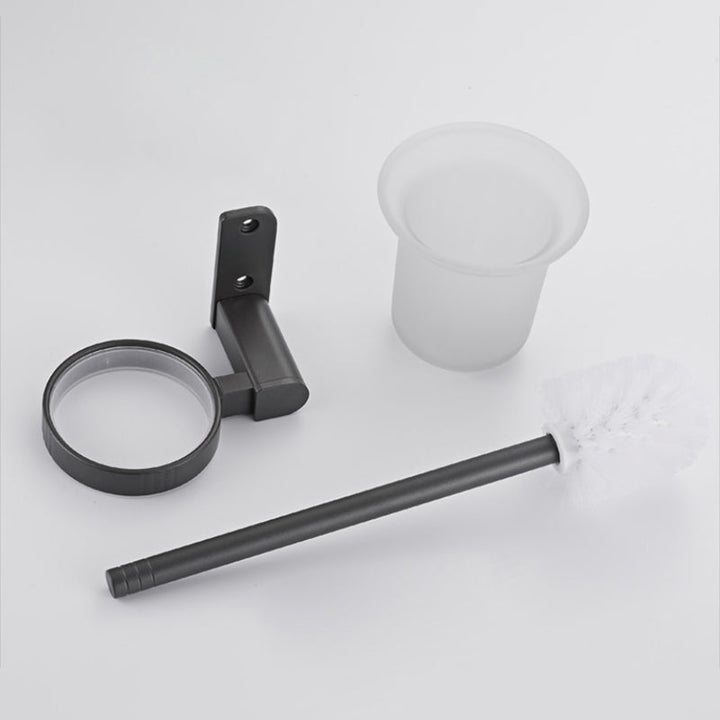 Lisslune | Modern Stainless Steel Towel Ring Bathroom Set Bathroom Shelf Bathroom Accessories Set