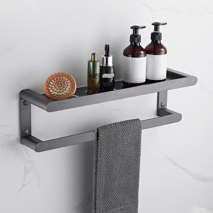 Lisslune | Modern Stainless Steel Towel Ring Bathroom Set Bathroom Shelf Bathroom Accessories Set