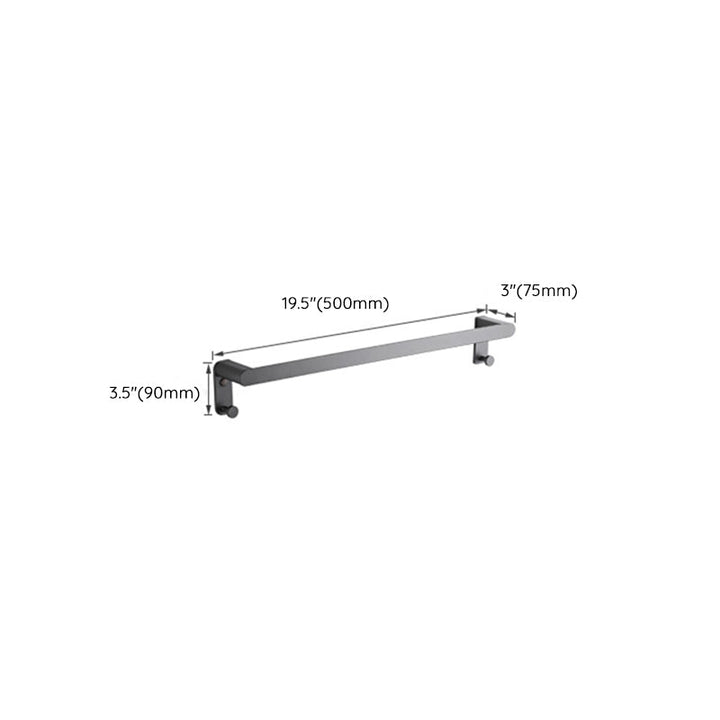 Lisslune | Modern Stainless Steel Towel Ring Bathroom Set Bathroom Shelf Bathroom Accessories Set