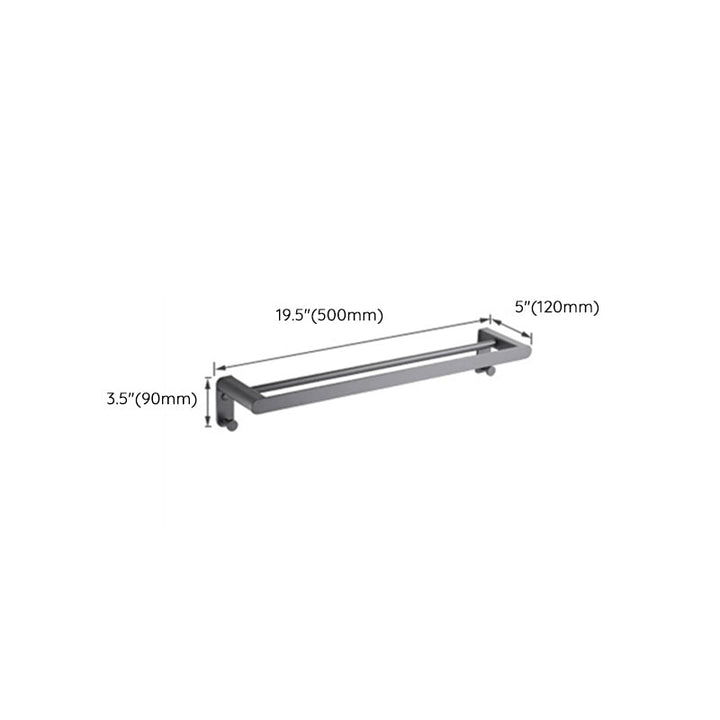 Lisslune | Modern Stainless Steel Towel Ring Bathroom Set Bathroom Shelf Bathroom Accessories Set
