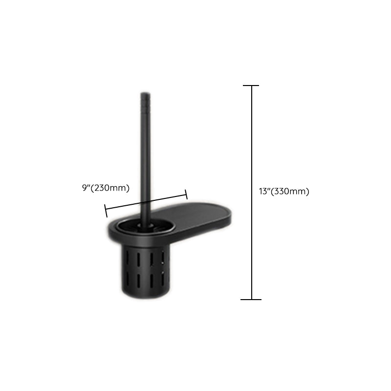 Lisslune | Modern Bathroom Set Matte Black Bathroom Shelf Towel Holder Bathroom Accessories Set