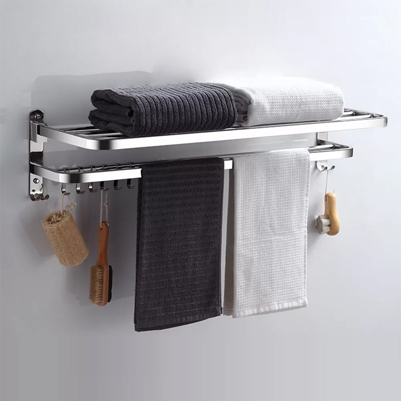 Lisslune | Modern Stainless Steel Bathroom Set Paper Holder Bathroom Shelf Bathroom Accessories