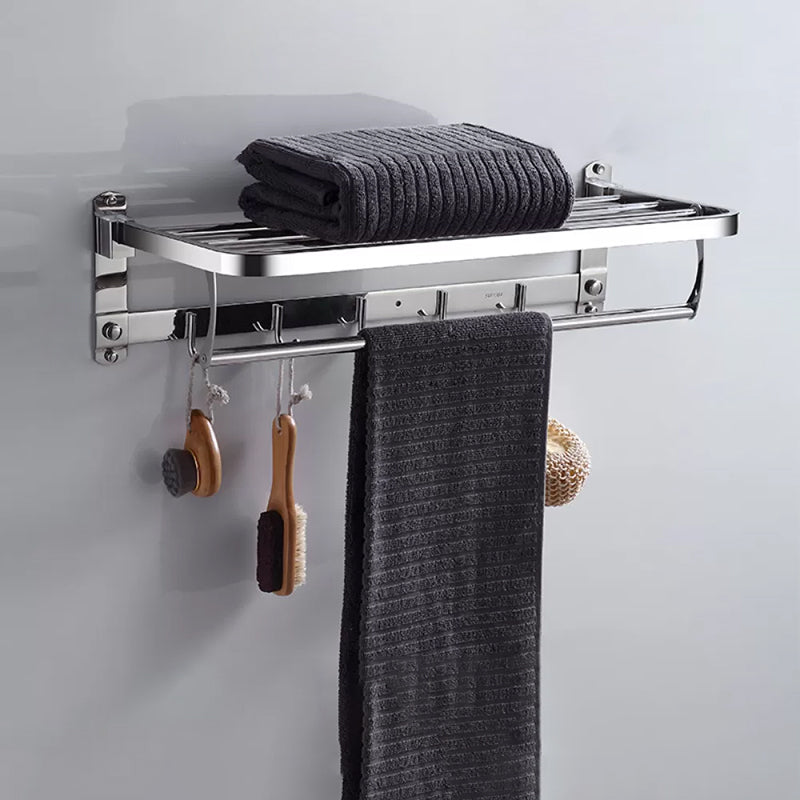 Lisslune | Modern Stainless Steel Bathroom Set Paper Holder Bathroom Shelf Bathroom Accessories