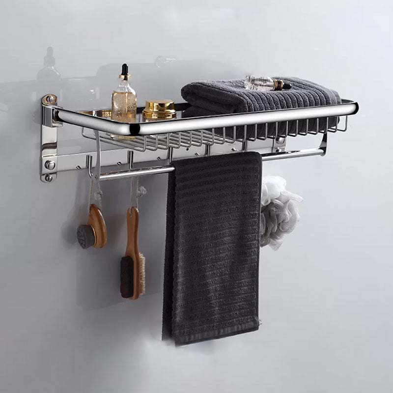 Lisslune | Modern Stainless Steel Bathroom Set Paper Holder Bathroom Shelf Bathroom Accessories