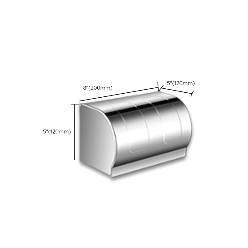 Lisslune | Modern Stainless Steel Bathroom Set Paper Holder Bathroom Shelf Bathroom Accessories