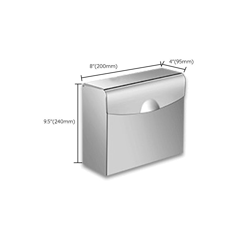 Lisslune | Modern Stainless Steel Bathroom Set Paper Holder Bathroom Shelf Bathroom Accessories