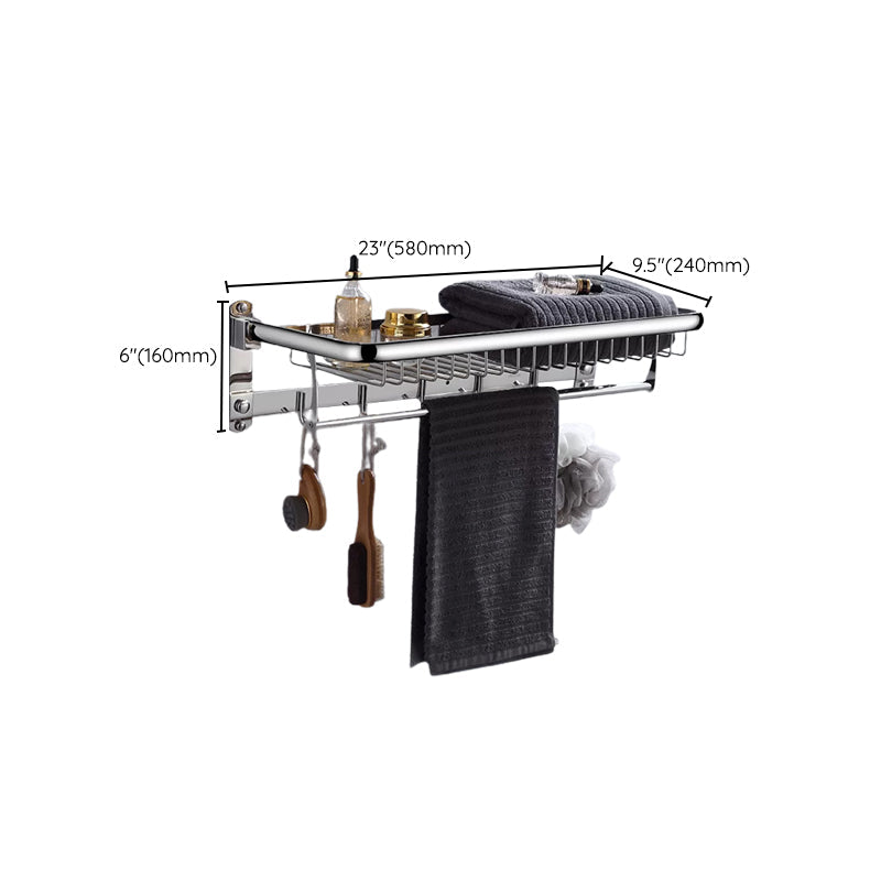 Lisslune | Modern Stainless Steel Bathroom Set Paper Holder Bathroom Shelf Bathroom Accessories