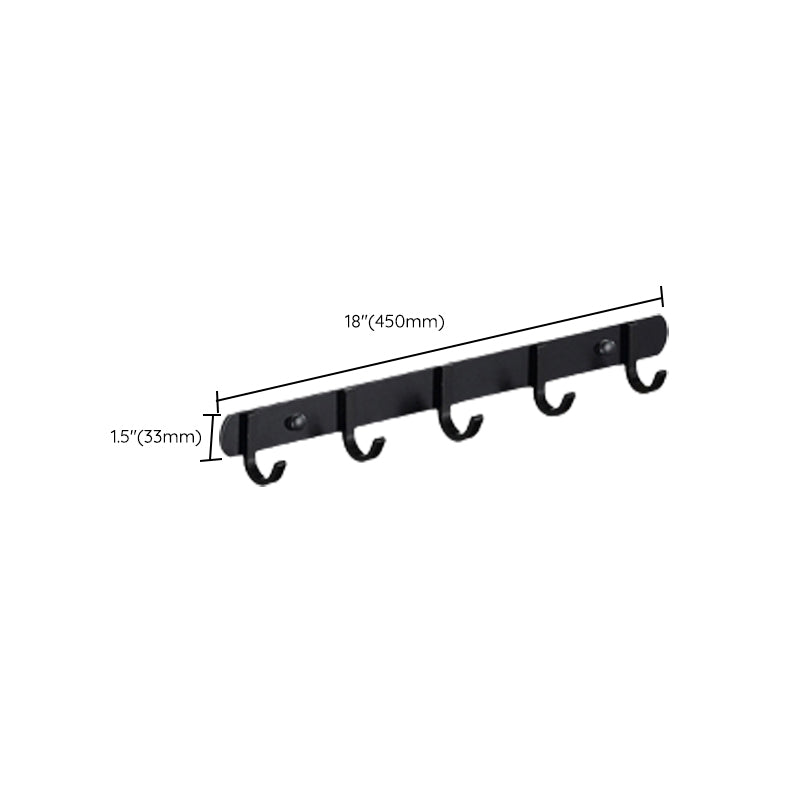 Lisslune | Modern Bathroom Accessories Black Paper Holder Bathroom Shelf Bathroom Accessory Set