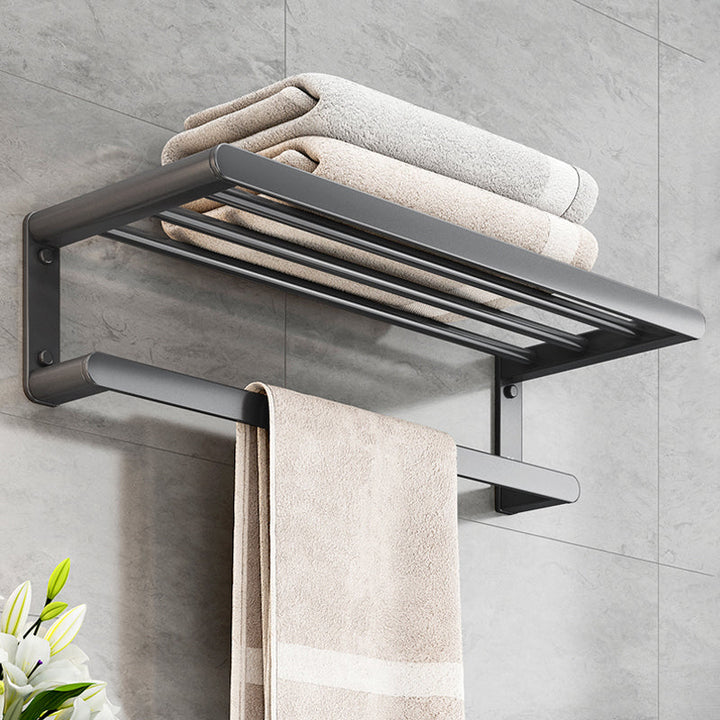Lisslune | Matte Gray Bathroom Hardware Set Modern Bathroom Accessories Set