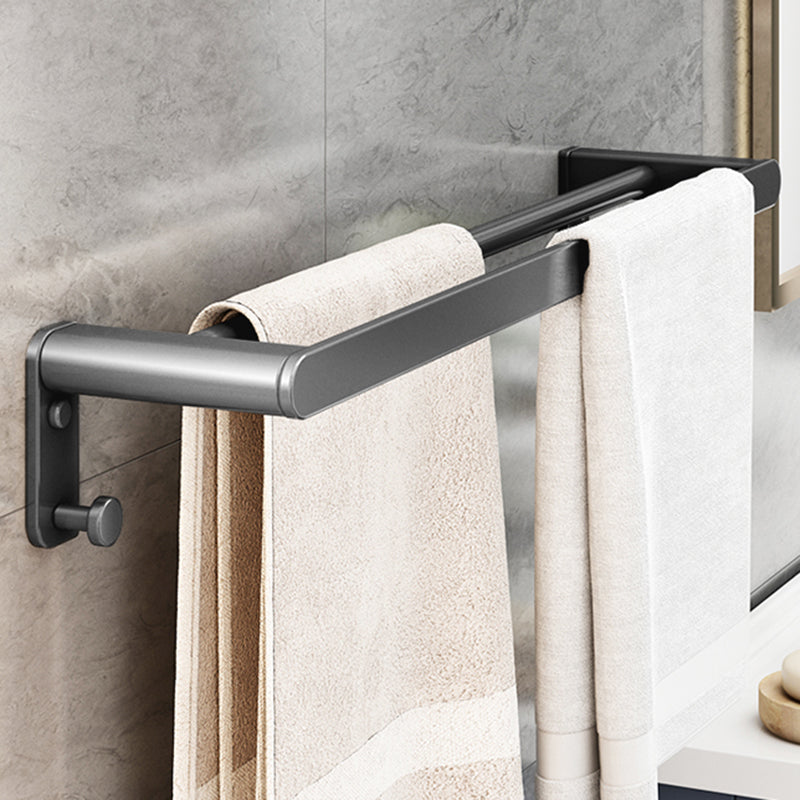 Lisslune | Matte Gray Bathroom Hardware Set Modern Bathroom Accessories Set