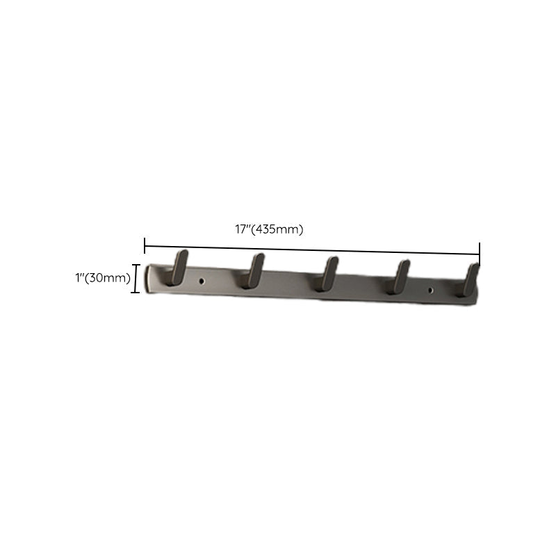 Lisslune | Matte Gray Bathroom Hardware Set Modern Bathroom Accessories Set
