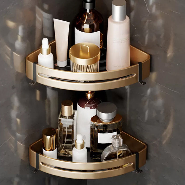 Lisslune | Traditional Black Aluminum Bathroom Fittings Set Bathroom Accessories Kit