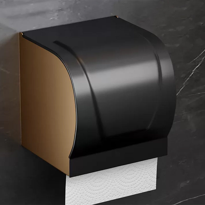 Lisslune | Traditional Black Aluminum Bathroom Fittings Set Bathroom Accessories Kit