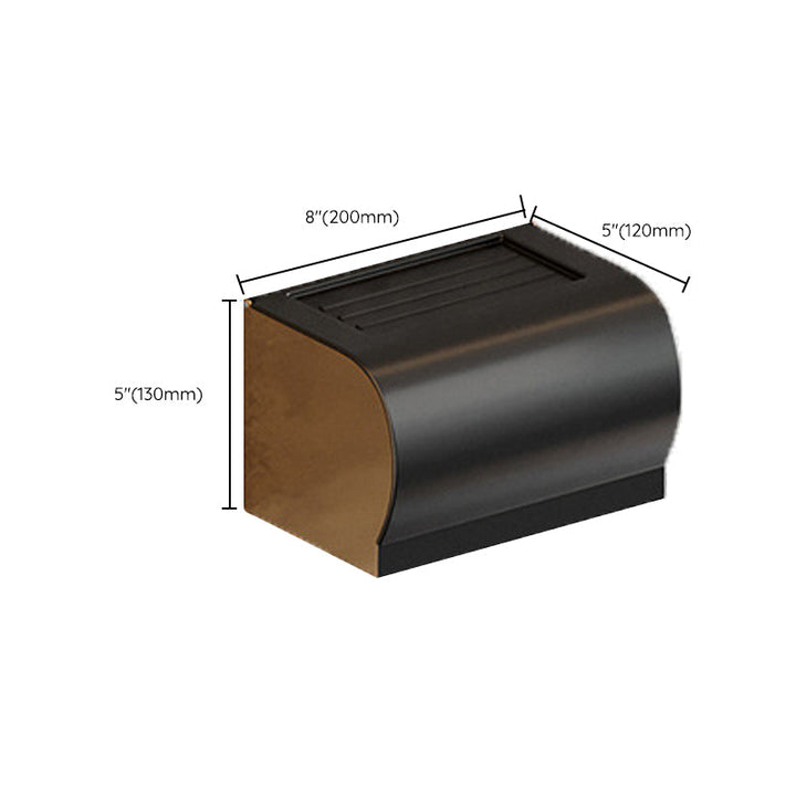 Lisslune | Traditional Black Aluminum Bathroom Fittings Set Bathroom Accessories Kit
