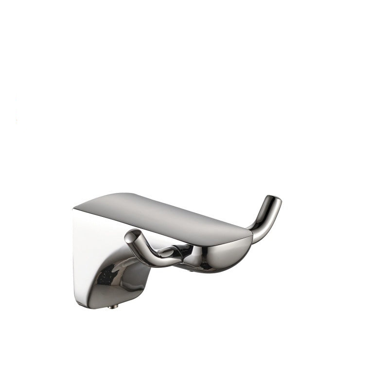 Lisslune | Modern Bathroom Hardware Paper Holder Bathroom Shelf Silver Bathroom Accessory Set