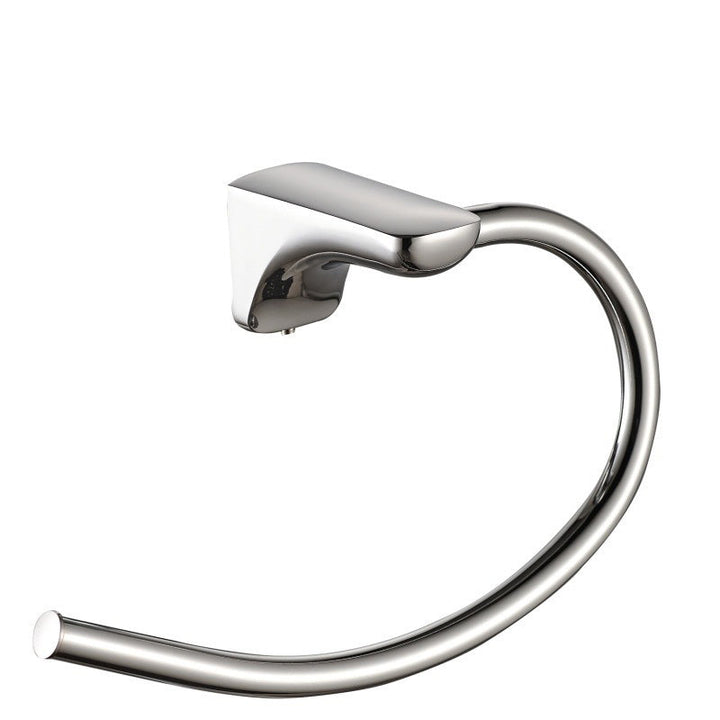 Lisslune | Modern Bathroom Hardware Paper Holder Bathroom Shelf Silver Bathroom Accessory Set