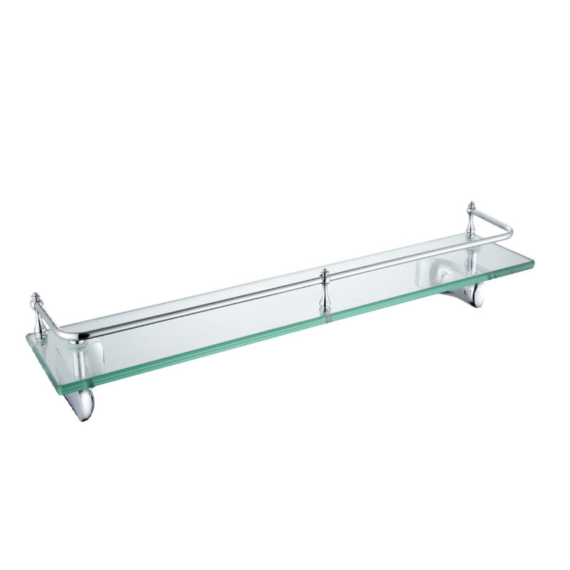 Lisslune | Modern Bathroom Hardware Paper Holder Bathroom Shelf Silver Bathroom Accessory Set