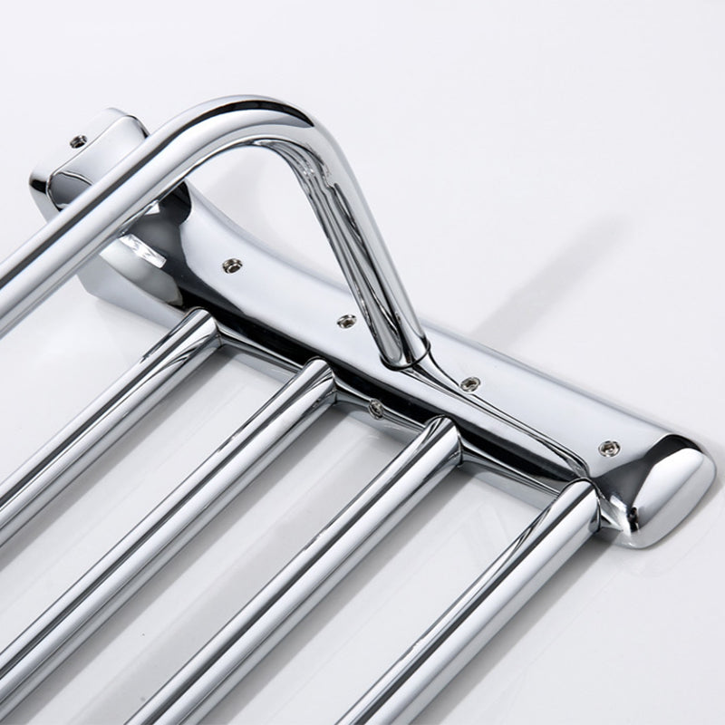 Lisslune | Modern Bathroom Hardware Paper Holder Bathroom Shelf Silver Bathroom Accessory Set