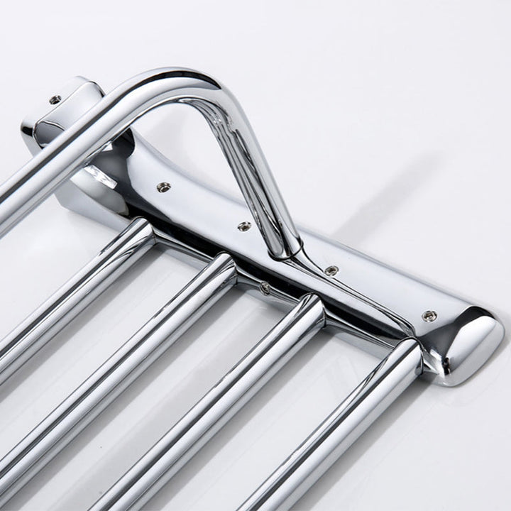 Lisslune | Modern Bathroom Hardware Paper Holder Bathroom Shelf Silver Bathroom Accessory Set