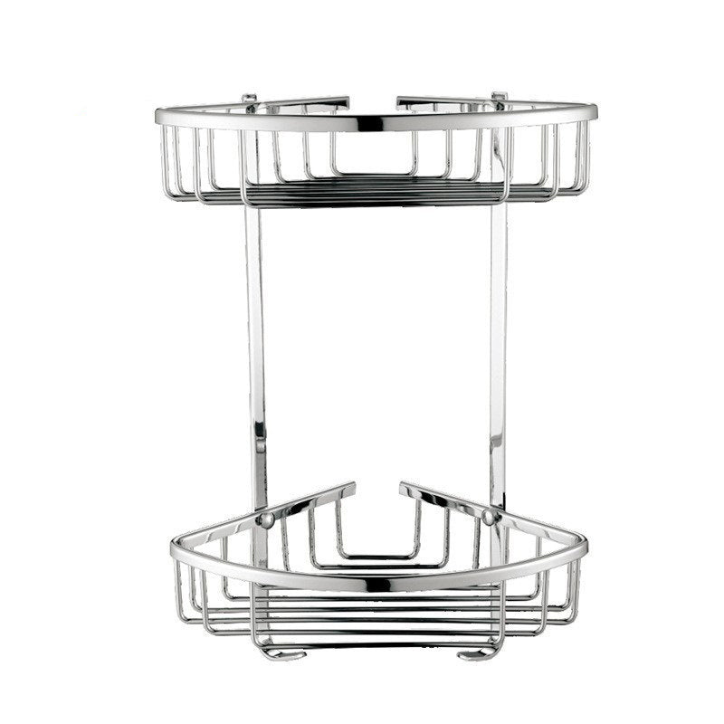 Lisslune | Modern Bathroom Hardware Paper Holder Bathroom Shelf Silver Bathroom Accessory Set