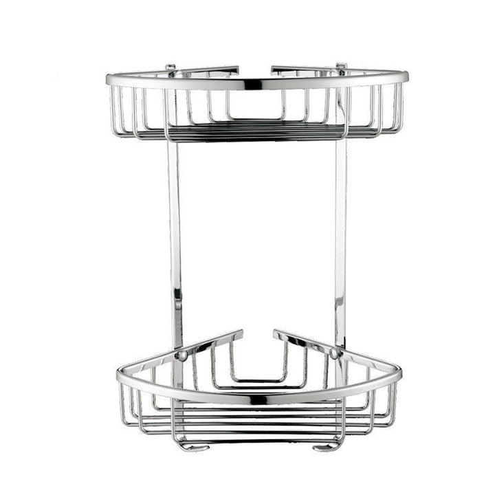 Lisslune | Modern Bathroom Hardware Paper Holder Bathroom Shelf Silver Bathroom Accessory Set