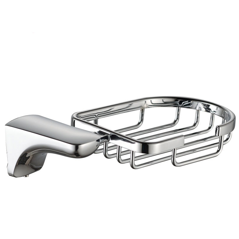 Lisslune | Modern Bathroom Hardware Paper Holder Bathroom Shelf Silver Bathroom Accessory Set