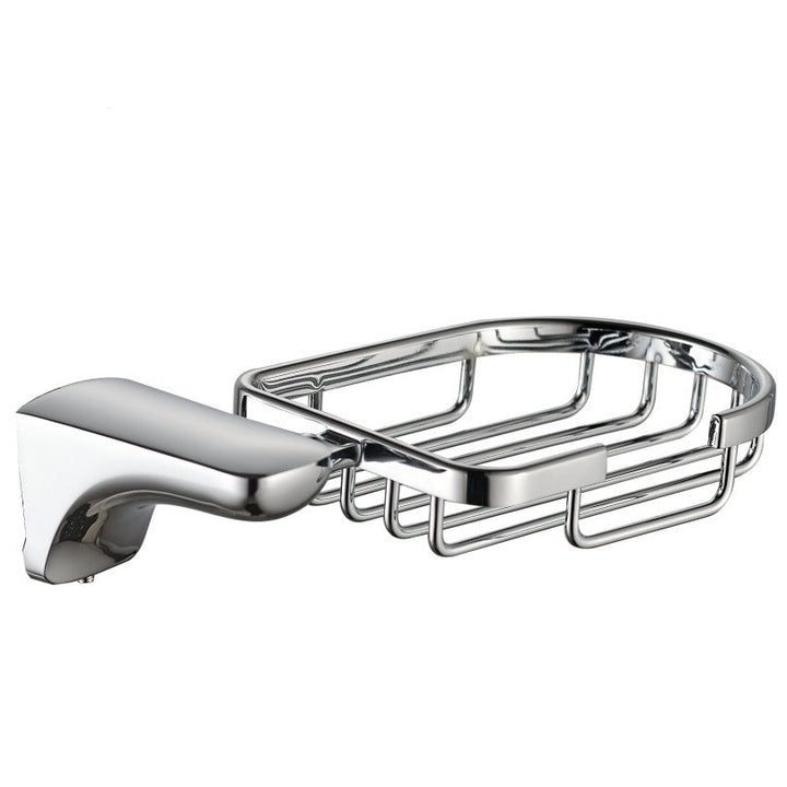 Lisslune | Modern Bathroom Hardware Paper Holder Bathroom Shelf Silver Bathroom Accessory Set