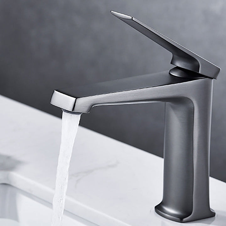 Lisslune | Modern Centerset Sink Faucet Solid Color Copper Faucet for the Bathroom