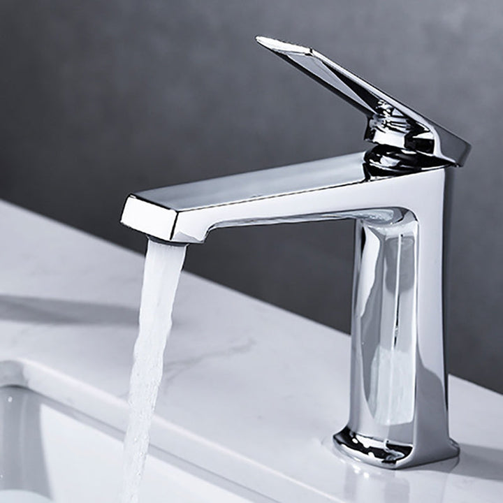 Lisslune | Modern Centerset Sink Faucet Solid Color Copper Faucet for the Bathroom