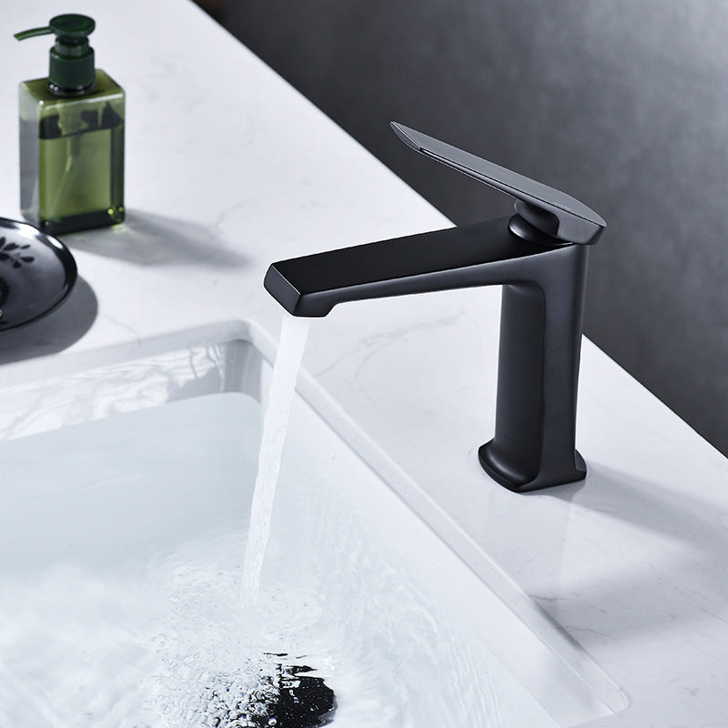 Lisslune | Modern Centerset Sink Faucet Solid Color Copper Faucet for the Bathroom