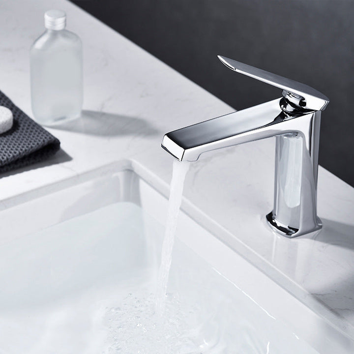 Lisslune | Modern Centerset Sink Faucet Solid Color Copper Faucet for the Bathroom