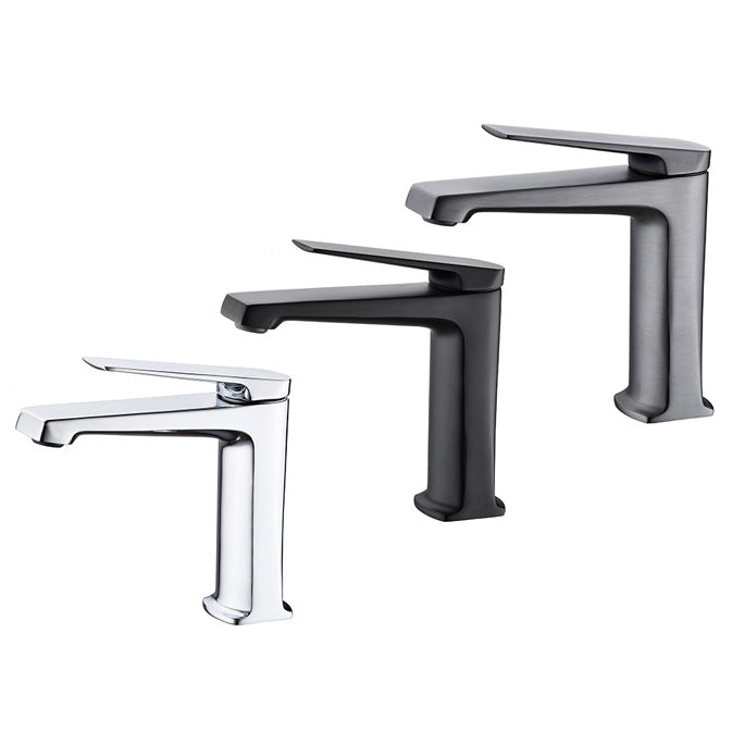 Lisslune | Modern Centerset Sink Faucet Solid Color Copper Faucet for the Bathroom
