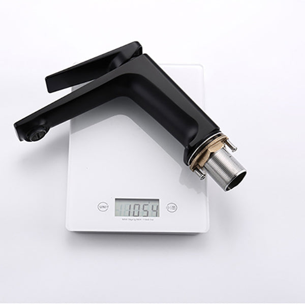 Lisslune | Modern Centerset Sink Faucet Solid Color Copper Faucet for the Bathroom