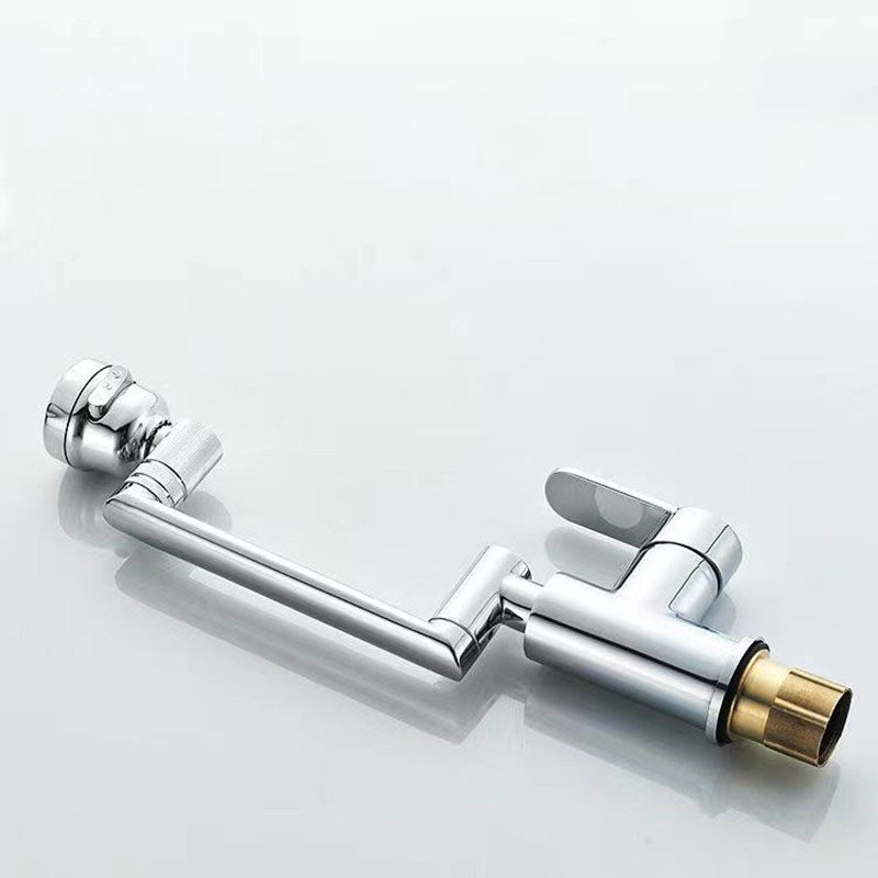 Lisslune | Modern Sink Faucet Stainless Steel Lever Handle Low Arc Sink Faucet