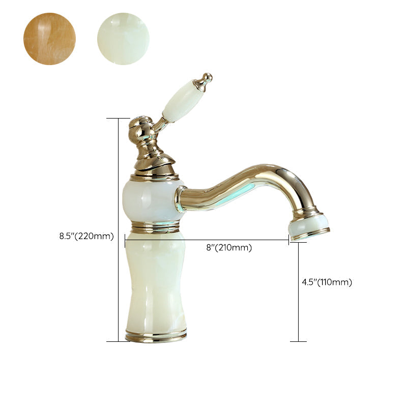 Lisslune | Luxury Vessel Faucet Brass Lever Handles Low Arc Sink Faucet