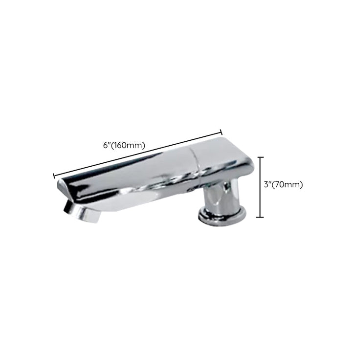 Lisslune | Wall-mounted Copper Roman Bathtub Faucet Low Arc Roman Bathtub Filler Trim
