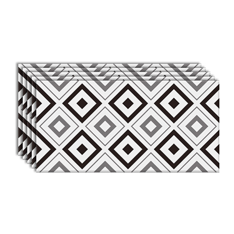 Lisslune | Modern Mosaic Tiles Waterproof Peel and Stick Back Wall Tile for the Kitchen